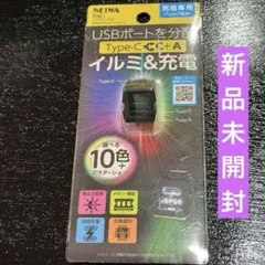 セイワ レインボーイルミ2USBコネクタ CtoC+A F351のサムネイル