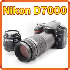 ✨少シャッター数 Nikon D7000 一眼レフ スマホ転送 望遠レンズセット