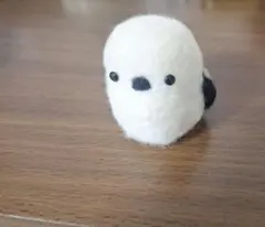 即発送！ハンドメイド 羊毛フェルト シマエナガ 置物