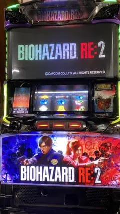 バイオハザードRE2実機 アムテックス Pバイオハザード RE:2 中古パチンコ実機 [枠名