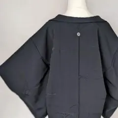 【未使用品】羽織 着物ジャケット 和洋折衷 和モダン 黒 シルク ユニセックス