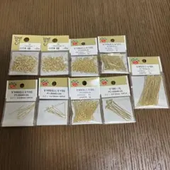 アクセサリーパーツセット（ゴールド・シルバー・スワロフスキー）