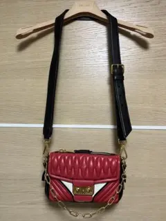 miumiu ミュウミュウ　バイカーショルダーバッグ