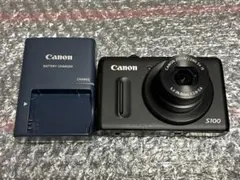 Canon PowerShot S100 ブラック 純正充電器付 ジャンク