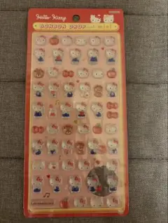 サンリオ mini キティ 赤 ボンボンドロップシール 正規品