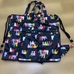 ねこ柄　リュック　トートーバッグ　エコバッグ