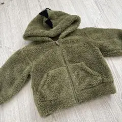 オリーブグリーン フリースアウター