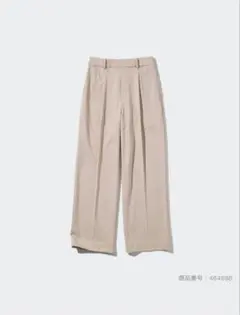 ユニクロ　タックワイドパンツ　S