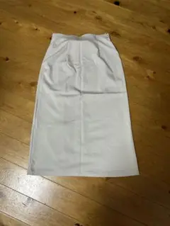 ドライスウェットナローロングスカート　ナチュラル