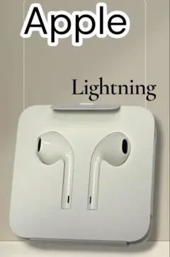 Apple純正 イヤホン　iPhone対応 ライトニング端子　有線