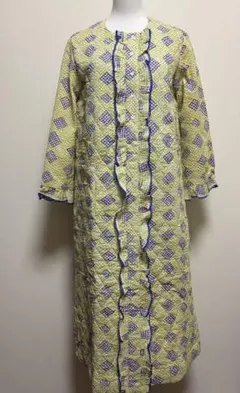 値下げ‼️3021◆鴨居羊子YOKO KAMOI中綿ガウンルームウエア★新品のサムネイル