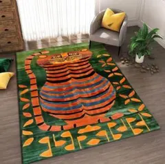 ラグマット虎柄