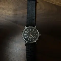 TIMEX 腕時計 ブラック ナイロンベルト