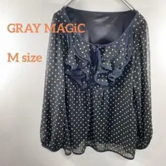 ドット柄 ネイビー