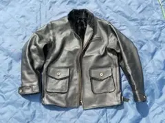 数回着用 DAKS ダックス アウター ジャケット13号 42 チェック柄 