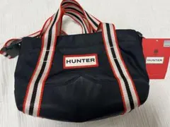 HUNTER ハンター　ナイロンミニトップクリップトートバック　黒