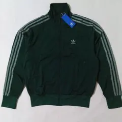 新品 アディダスオリジナルス トラックジャケット トレフォイル 刺繍 グリーン系
