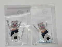 鬼滅の刃　ちょこんとのっかりミニキャラ　アクリルスタンド　嘴平伊之助