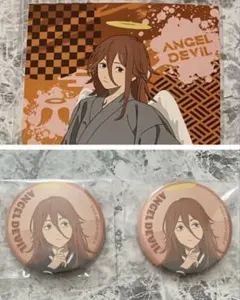 チェンソーマン カフェ 缶バッジ 天使の悪魔 コラボ