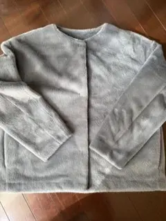 フリースジャケット ノーカラージャケット