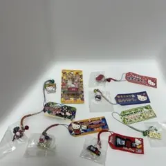 希少品】ハローキティ 秋田限定ご当地根付けストラップ 7点セット 当時