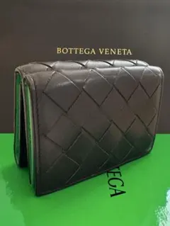 【希少カラー】Bottega Veneta ダークブラウン　三つ折り財布