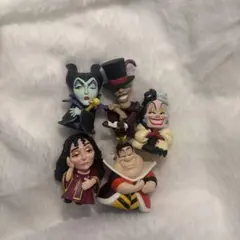 ディズニー　ヴィランズ　肩ズン　フィギュア　5体セット
