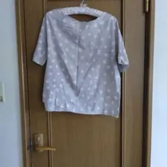 ドット柄 半袖ブラウスのサムネイル