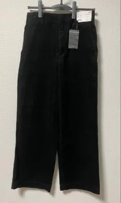 【新品】UNIQLO ハイウエストコーデュロイワイドストレートパンツ