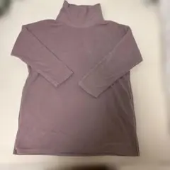 パープル タートルネック Lサイズ