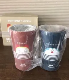 【新品】非売品　ドラえもん　BRUNO　ステンレスタンブラー　2個セット
