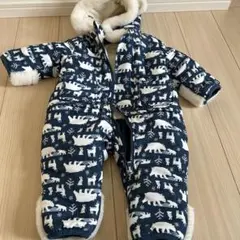 動物柄ベビー用カバーオール(赤ちゃん服)サイズ80㌢