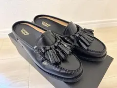 【24.5】G.H.BASS WEEJUNS ミュール ローファー ブラックのサムネイル