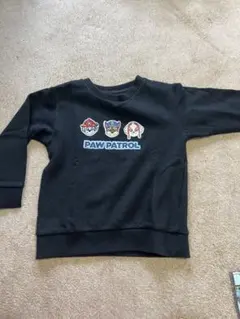 PAW PATROL ブラック トレーナー Mパウパトロール