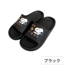 PEANUTS SNOOPY EVAサンダル ブラック Lサイズのサムネイル