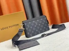 LOUIS VUITTON モノグラム ショルダーバッグ グレー