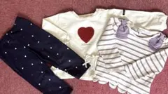 petit main ✳︎ anyFAM 90cm子供服 3点セット