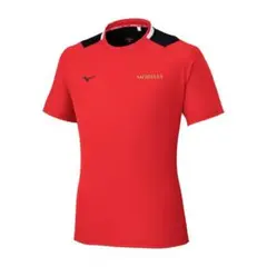 Mizuno MORELIA 半袖プラクティスシャツ 赤のサムネイル