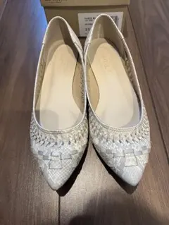 Le Talon ポインテッドサシメッシュフラット