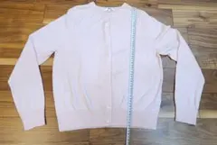 UNIQLO レディース カーディガン ライトピンク Lサイズ