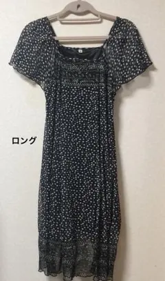 希少❣️ミニ・ロングワンピース　1着で両方調節可　涼しい　透け感あり　お買得