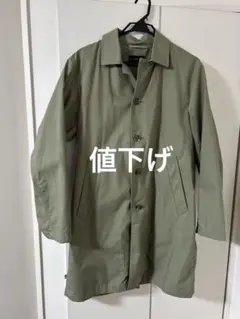 GLOBAL WORK ステンカラーコート Lサイズ オリーブグリーン