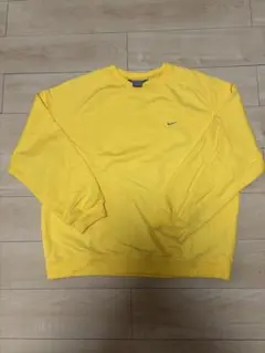 Nike イエロー トレーナー スウェット　ビッグサイズ　90s 銀タグ