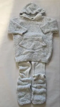 ジェラートピケ＊フード付きルームウェア セットアップ