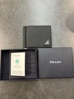 PRADA サフィアーノレザー マネークリップのサムネイル