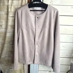 ロペピクニック マシュマロタッチノーカラーブルゾン