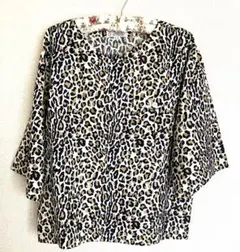 Jim Thompson ヒョウ柄シルクブラウス　 S大きめ　未使用のサムネイル