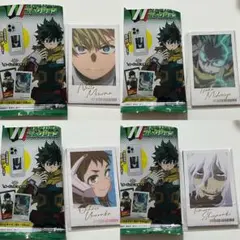 ヒロアカ フォトカードコレクション 物間、緑谷、麗日、死柄木