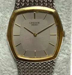 SEIKO CREDOR クレドール 腕時計 メンズ　14Kベゼル　良好稼働のサムネイル