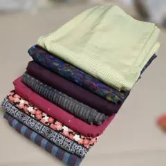 有*斗様 3629 ウール着物おまとめ8着！リメイク•お稽古用など☆